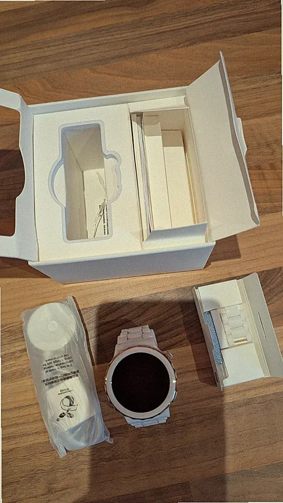 Huawei Watch GT 3 Pro Keramikgehäuse,Keramikarmband,Weiß, elegante Smartwatch