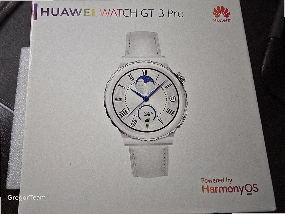 Huawei Watch GT 3 Pro Keramikgehäuse Keramikarmband Weiß Smartwatch OHNE Armband