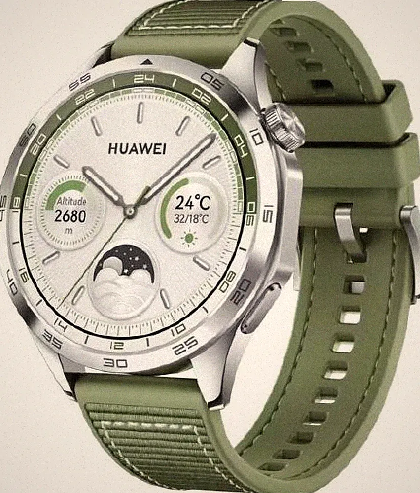 Huawei Watch GT 4 46mm Smartwatch Green GPS AMOLED Bluetooth NFC