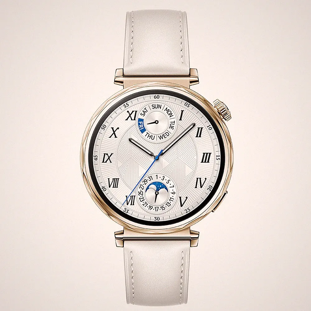 Huawei Watch GT 5 41mm weiß Smartwatch, 352 ppi, AMOLED Farbdisplay, 5 ATM