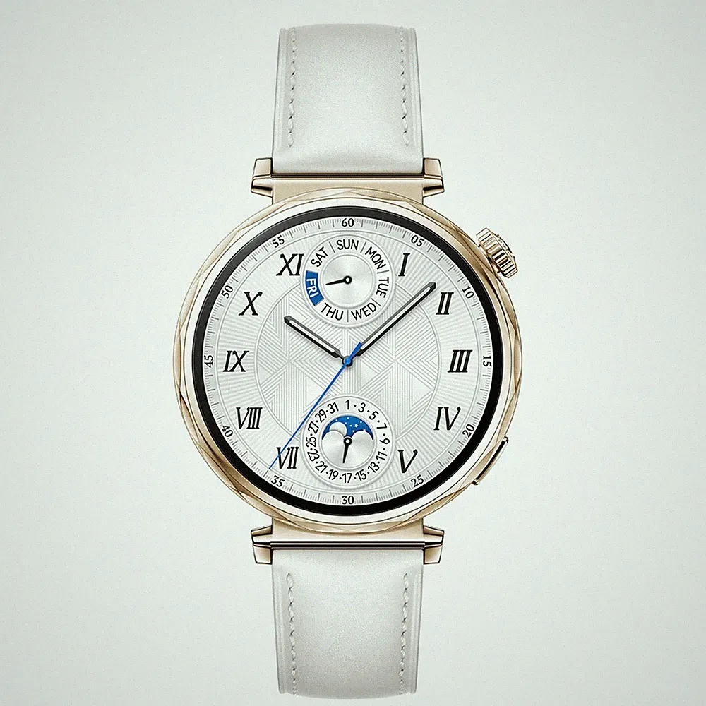 Huawei Watch GT 5 41mm weiß Smartwatch, 352 ppi, AMOLED Farbdisplay, 5 ATM