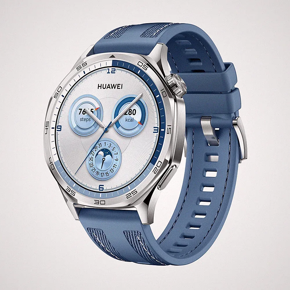 HUAWEI WATCH GT 5 46mm Smartwatch 4GB 32MB 1.43" OLED GPS NFC Bluetooth Silber