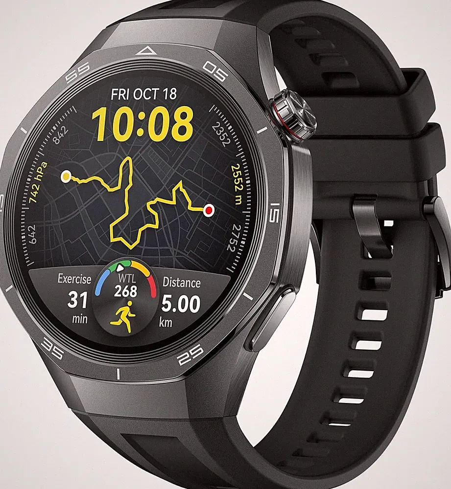 HUAWEI Watch GT 5 Pro Smartwatch, GPS, Gesundheitsuhr mit EKG, 46 mm, Schwarz