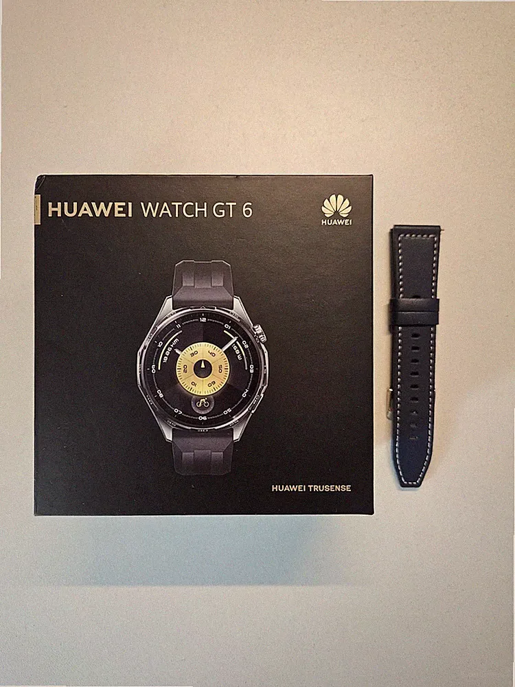 Huawei Watch GT 6 46mm Smartwatch, Schwarz