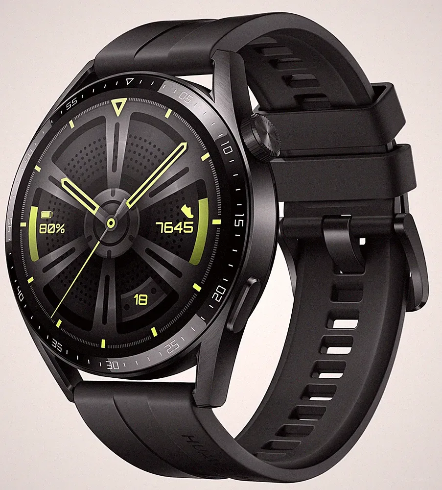 Huawei Watch GT3 46mm Smartwatch Fitnesstracker 1,43 Zoll AMOLED 5ATM schwarz