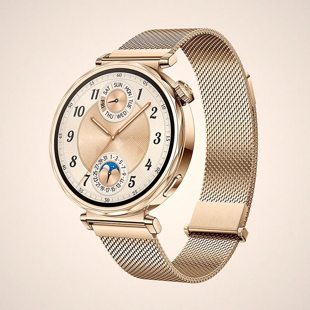 HUAWEI WATCH GT5 41 mm Smartwatch 4GB 32MB digital gold Android iOS AMOLED 1.32"