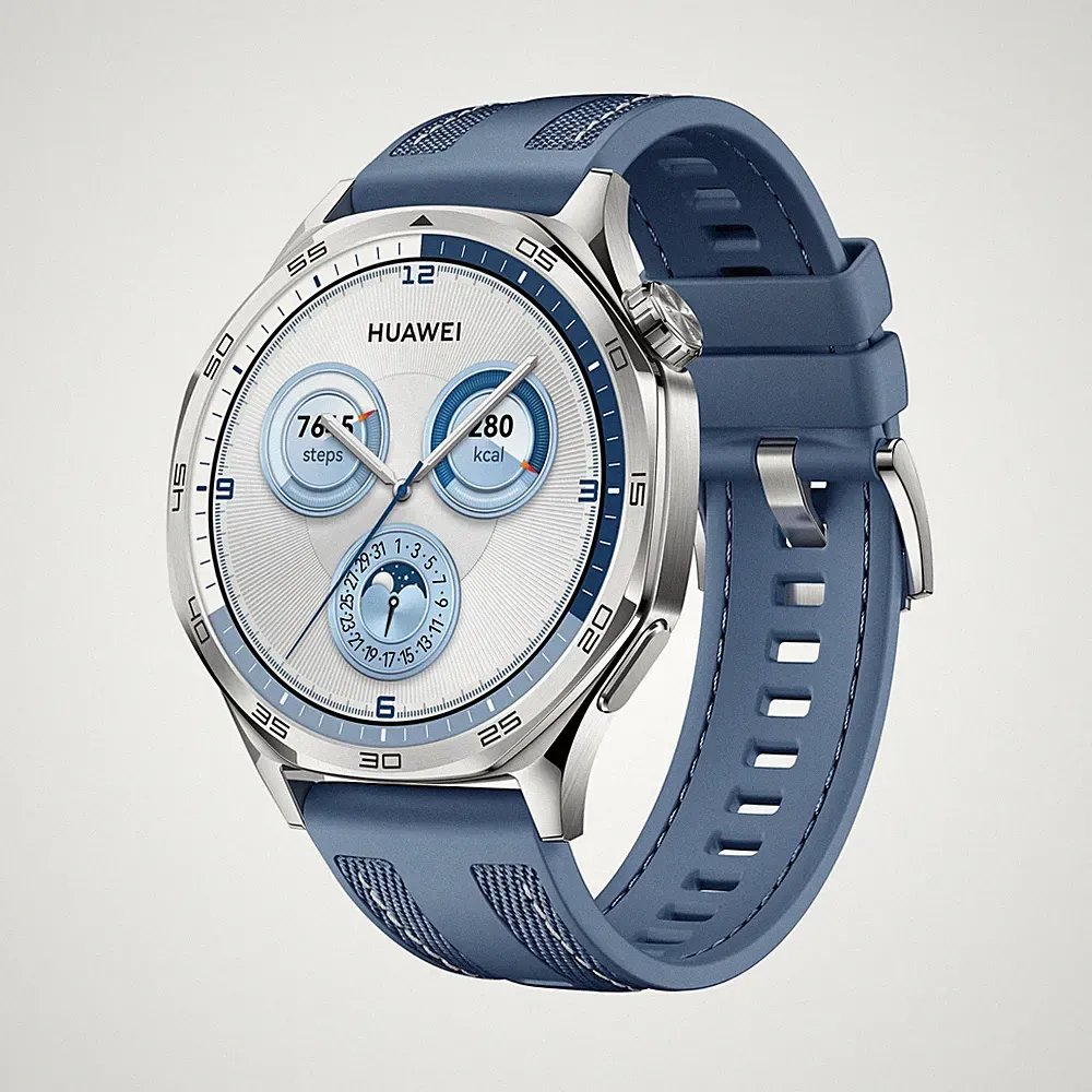Huawei Watch GT5 46MM Vili-B19W Silber IP68 32MB/4GB 1.43"AMOLED Bluetooth NFC