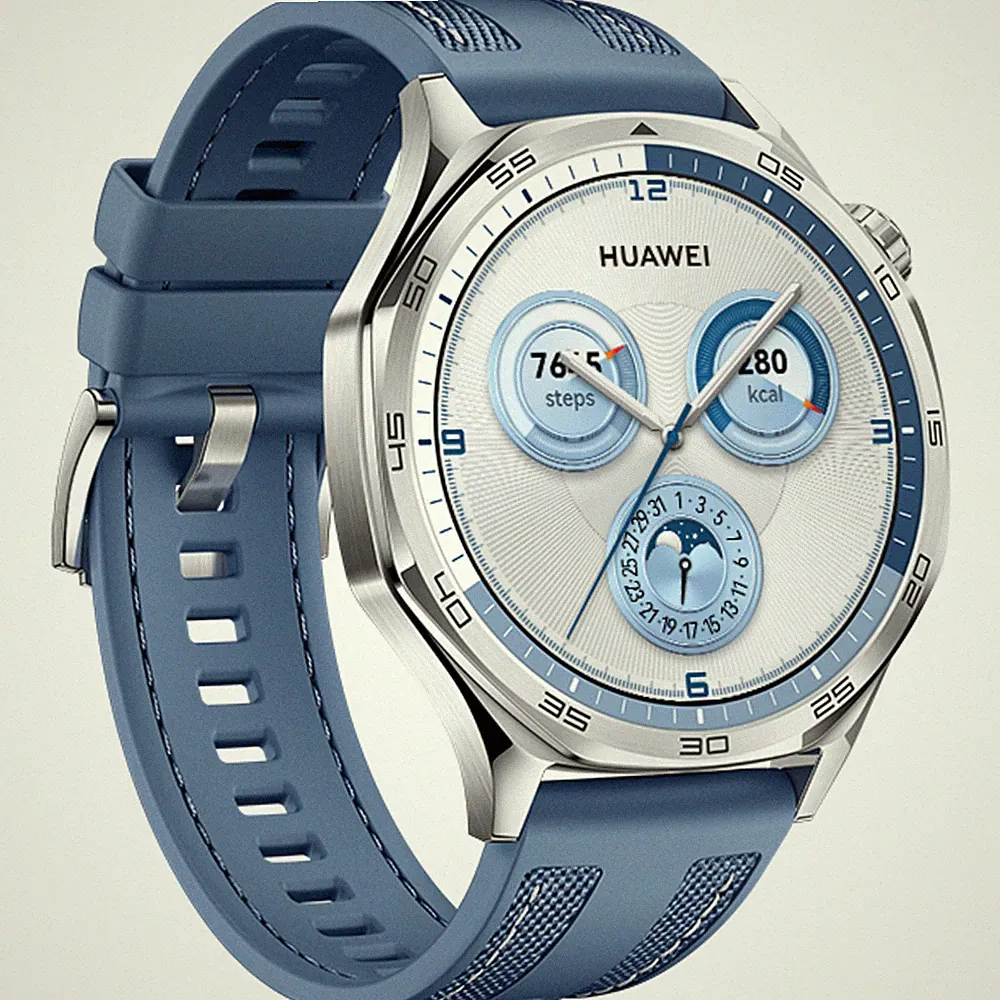 Huawei Watch GT5 46mm (Vili-B19W), Smartwatch, silber