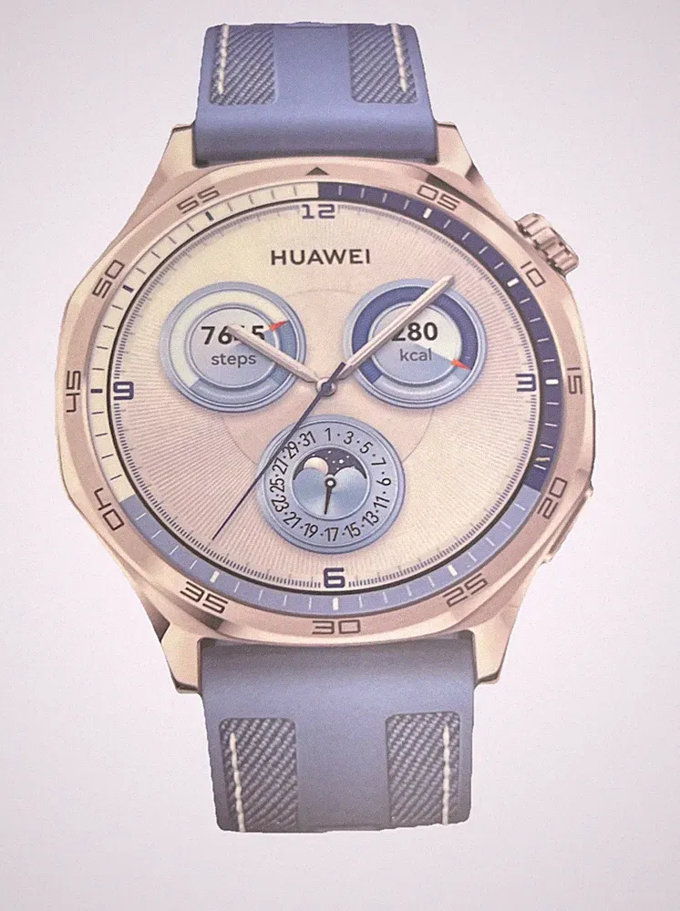 Huawei Watch GT5 46mm (Vili-B19W), Smartwatch, silber