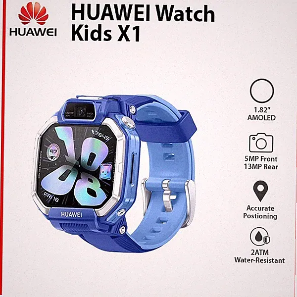 Huawei Watch Kids X1 BLUE 1.82" AMOLED 2ATM Bluetooth Android iOS Smartwatch