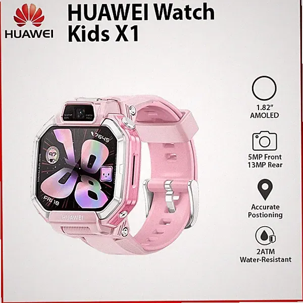 Huawei Watch Kids X1 PINK 1.82" AMOLED 2ATM Bluetooth Android iOS Smartwatch