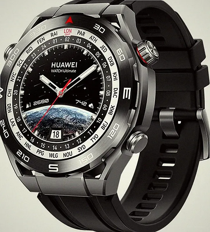 HUAWEI Watch Smartwatch ULTIMATE Schwarz Zirkon Saphir Restgarantie w. NEU
