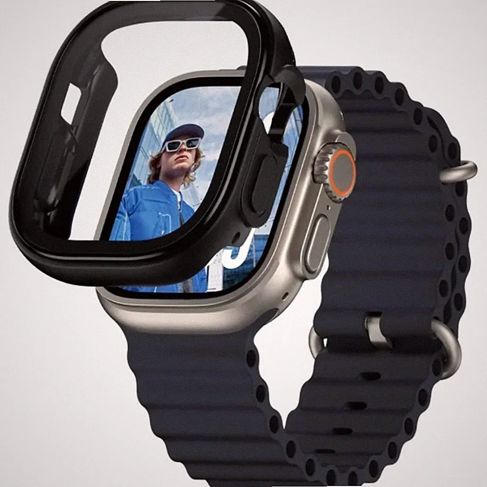 Hülle + Displayschutz für Smart Watch Ultra 3/2/1 49mm PanzerGlass Panzerfolie