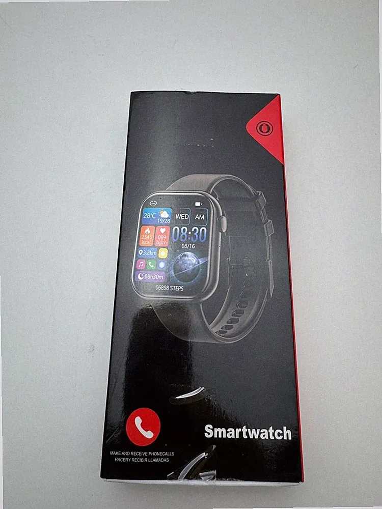 Hwagol Smartwatch 1,85" Touchscreen Bluetooth Anrufe Fitness Damen Herren