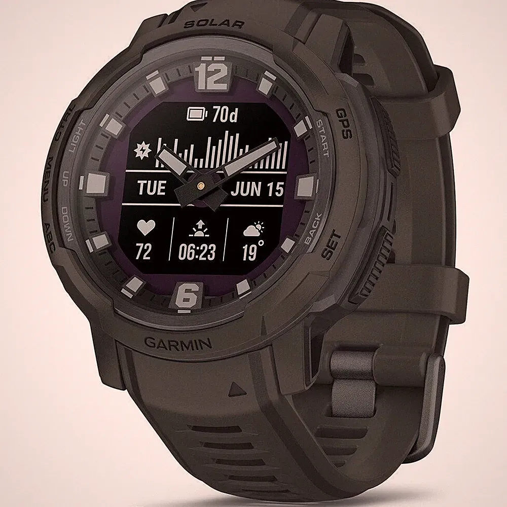 Hybrid Smartwatch GARMIN INSTINCT CROSSOVER Silikon Grau 010-02730-04