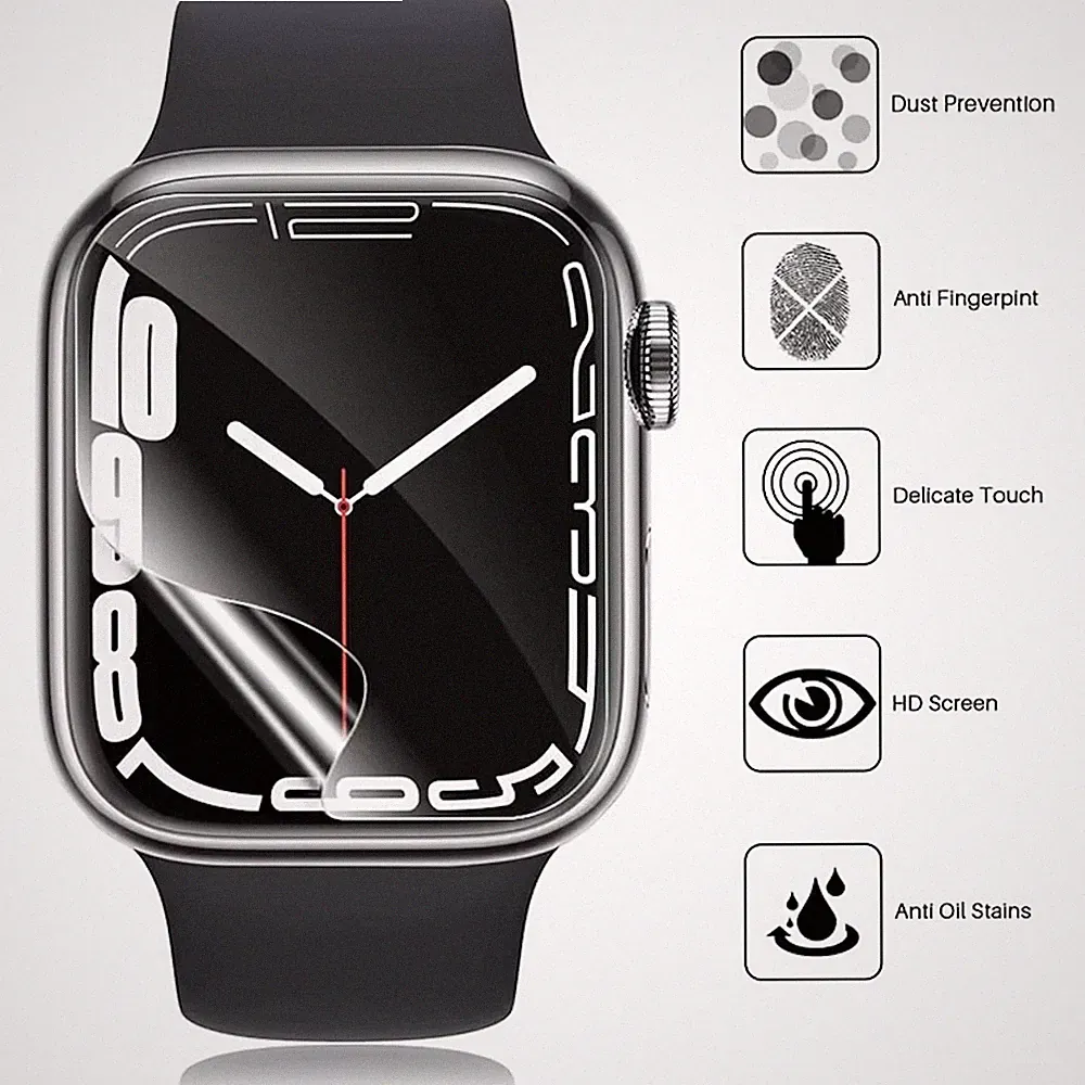 Hydrogel Display Schutzfolie für Apple Watch Series 12 / 11 / 10 46mm Cover