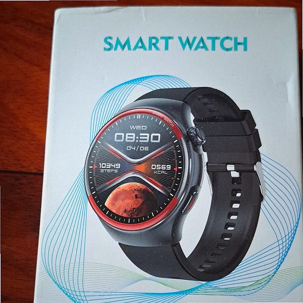i mosi iMosi T82 Smart Watch 49mm schwarz Edelstahlgehäuse/-armband Android Wear