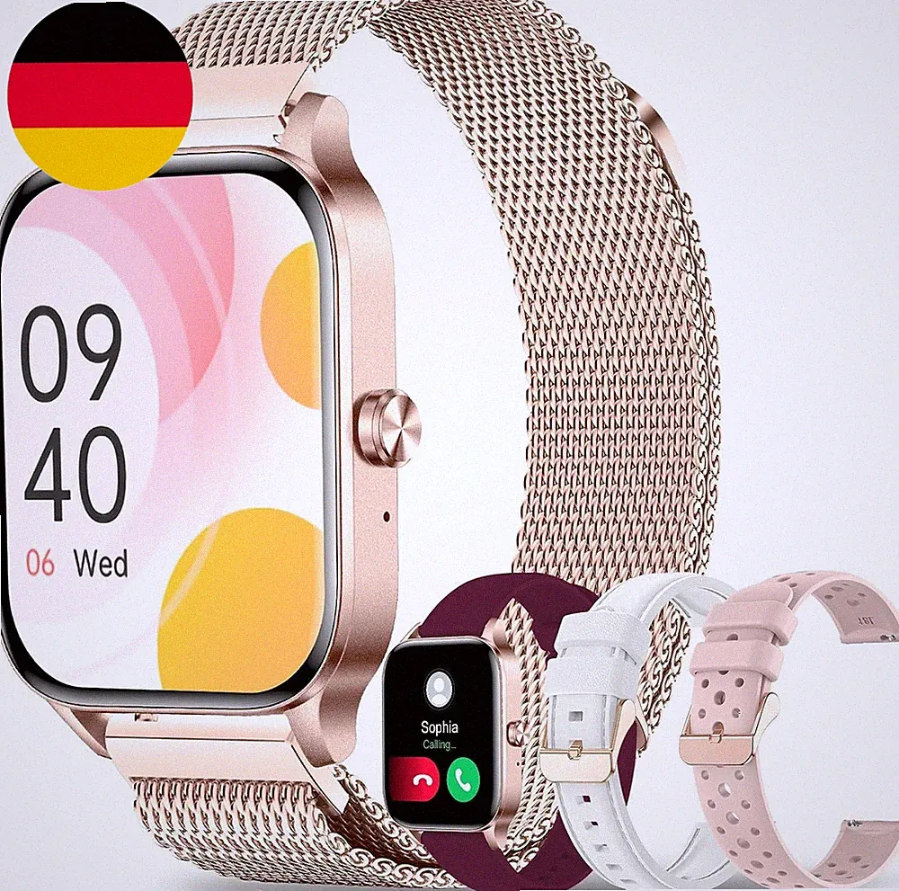 Iaret Smartwatch Damen, Roségold