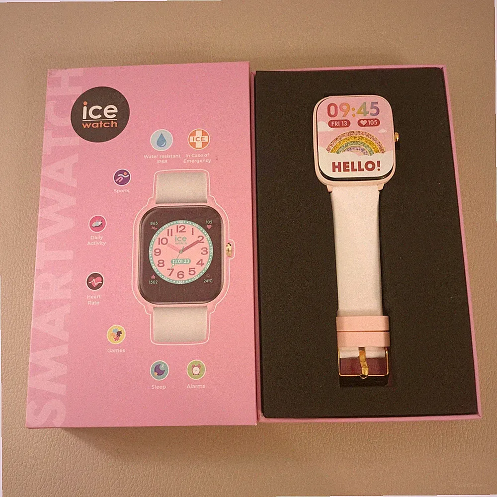 Ice Smart Watch Junior (1,40") - Verbindungswatch für Kinder, weiss/rosa
