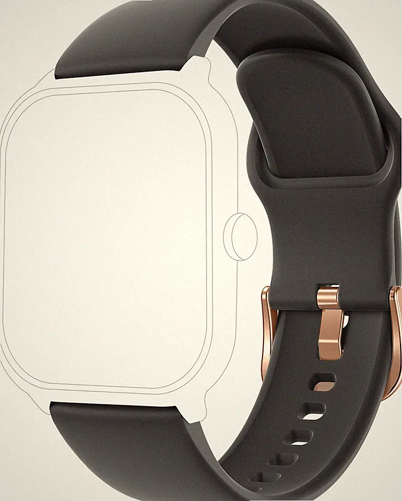 Ice Watch - Band Smart - Black- rosé gold - 22 mm - B022283 - Uhrenarmband