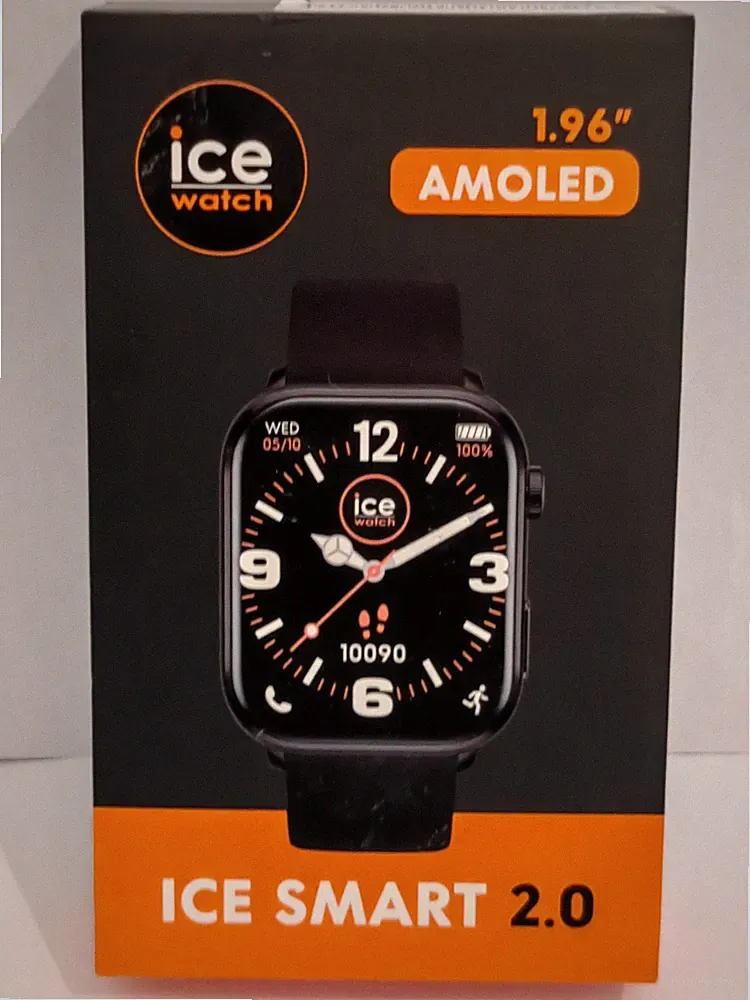 Ice-Watch - Designer Luxus Ice Smart 2.0 Black Schwarz Smartwatch Amoled (1,96")