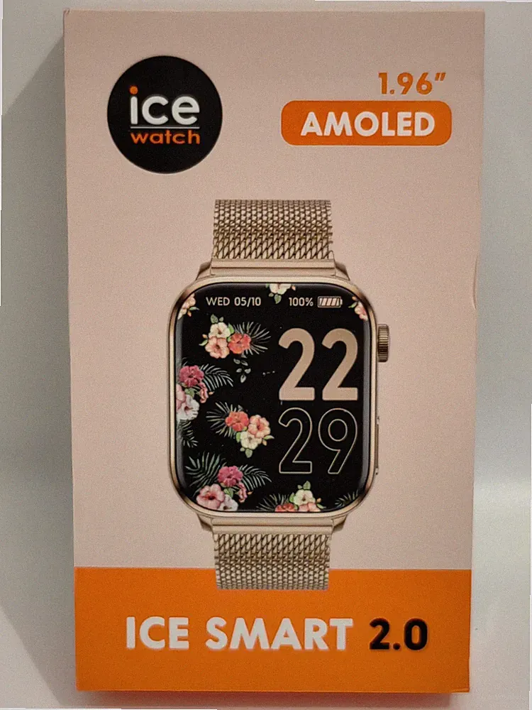 Ice-Watch - Designer Luxus Ice Smart 2.0 Gold Milanese - Smartwatch (1,96")