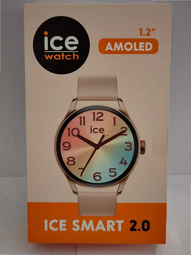 Ice-Watch - Designer Luxus Ice Smart 2.0 Rosé Gold Smartwatch Amoled (1,20")
