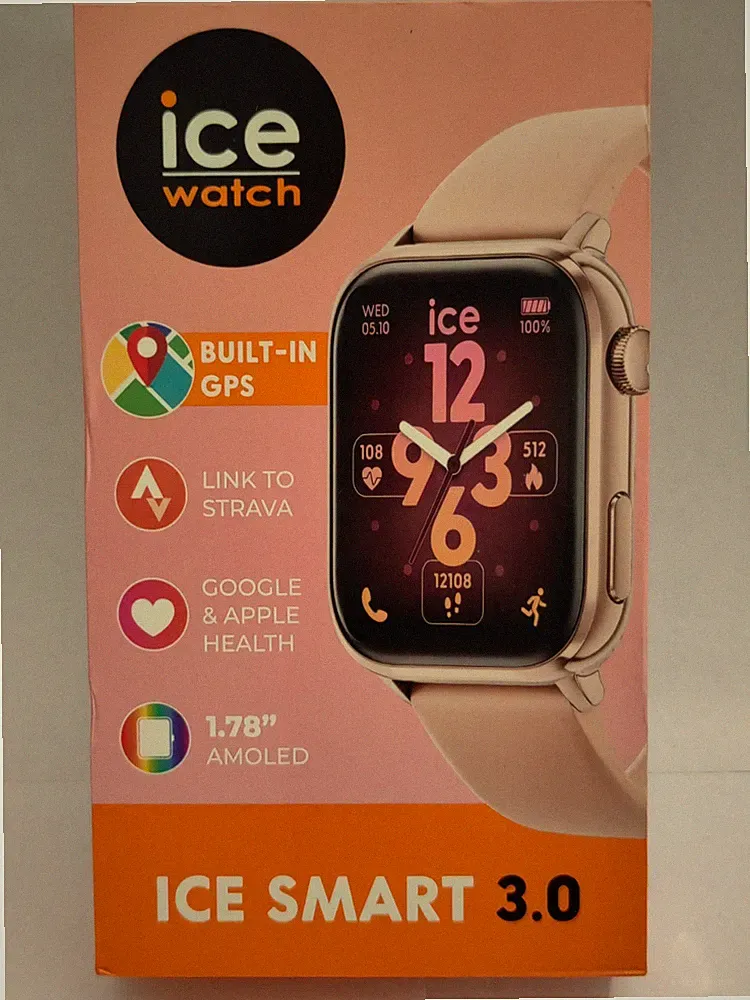 Ice-Watch - Designer Luxus Ice Smart 3.0-1.78 AMOLED GPS - Smartwatch Roségold
