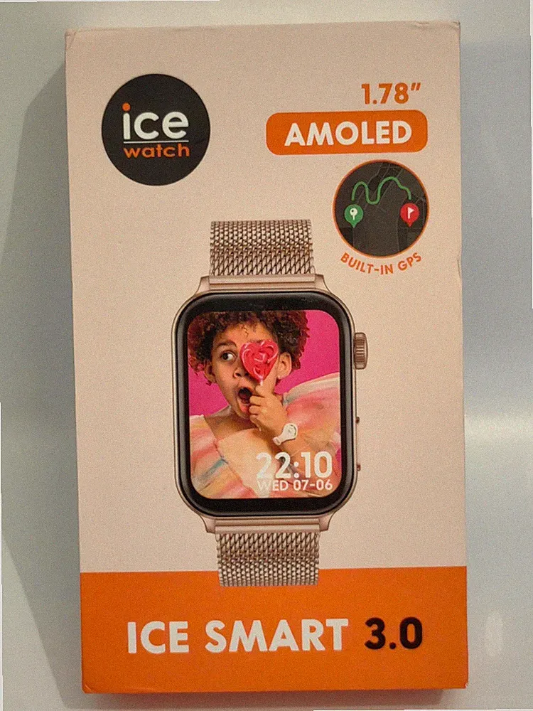 Ice-Watch-Designer Luxus Ice Smart-Watch 3.0 Milanese-1.78- Roségold Amoled GPS