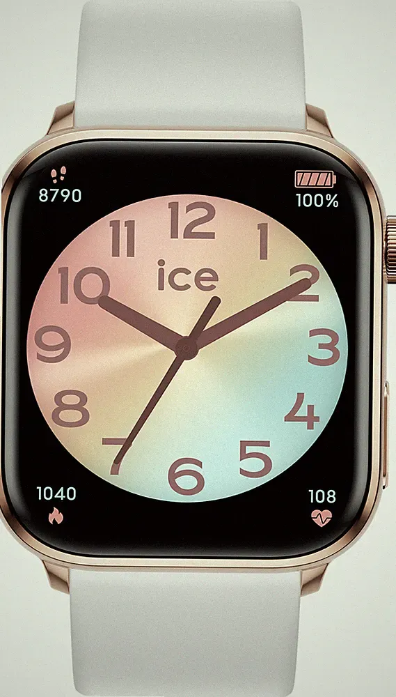 Ice Watch Ice Smart 2.0 - Rose Gold Weiß Unisex Armbanduhr 022537