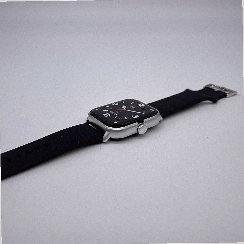 ICE-WATCH – ICE Smart Silver Black – Unisex-Armbanduhr in Silber mit Silikonarmb