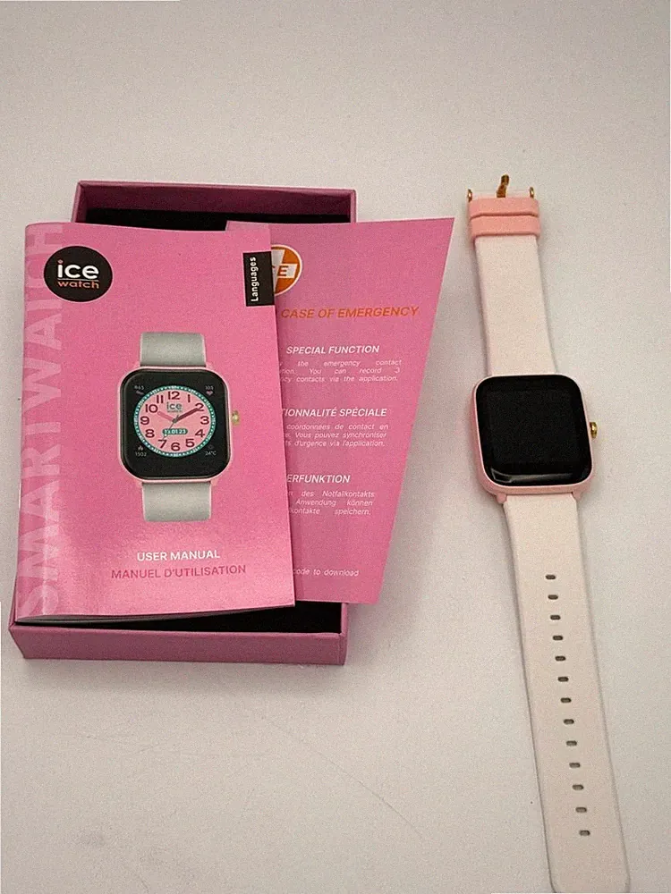 ICE-WATCH Ice Smart Smartwatch für Mädchen mit Silikonarmband (1,40"), neu