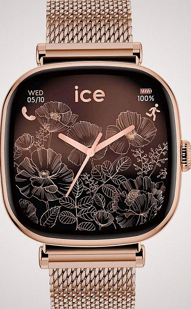 Ice Watch Ice Smart Sq 2.0 - Rose-gold roségold Unisex Armbanduhr 025233