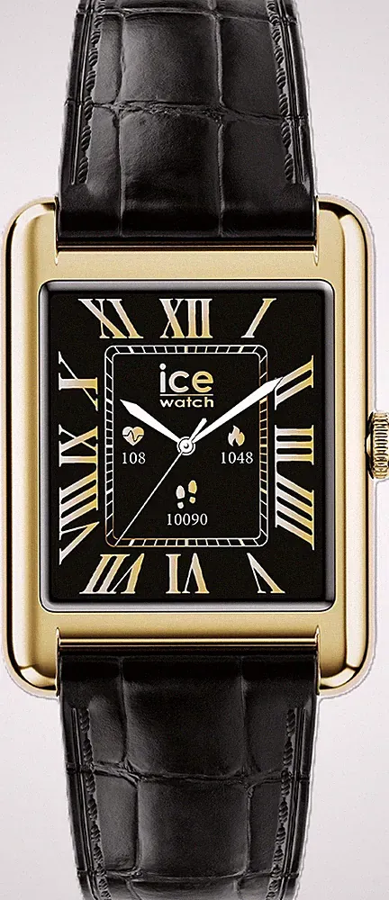 Ice Watch - ICE smart TKS 2.0 goldfarben Leder schwarz Kroko - 025285