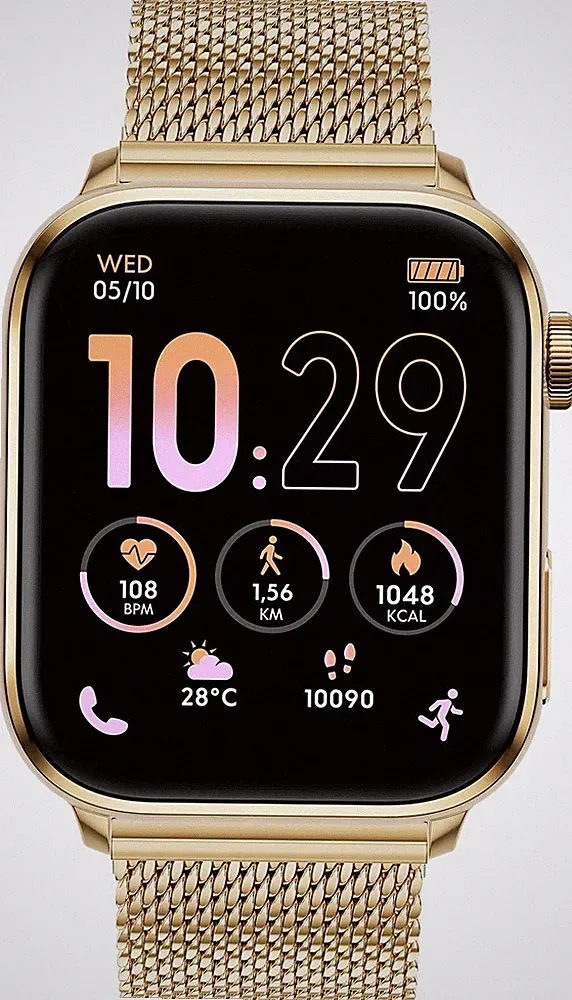 ICE-WATCH ICE Smartwatch smart 3.0 024656 1,78 Zoll AMOLED Display gold B-WARE