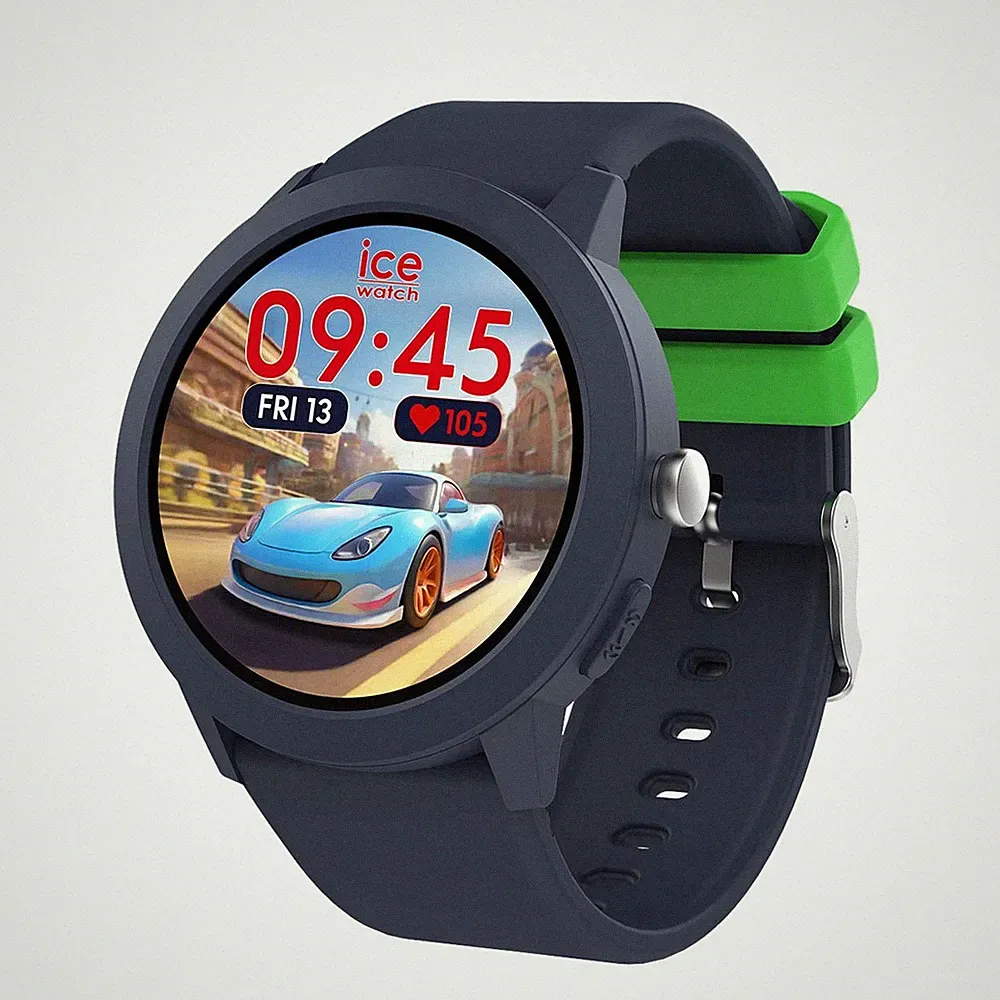 Ice Watch, Kinder Smartwatch Ice Smart Junior 3.0 Rund mit Silikonarmband, Blau