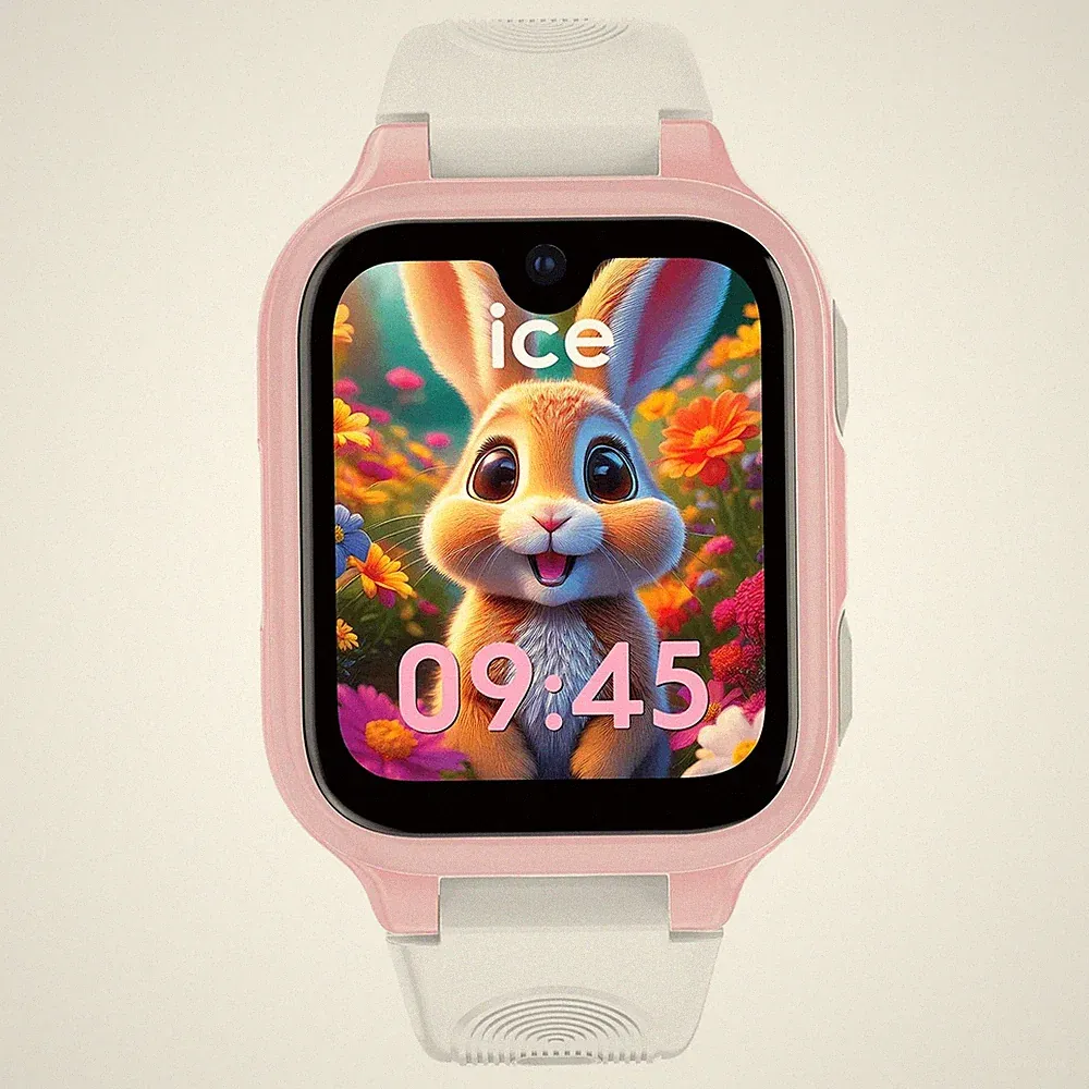ICE-WATCH Smartwatch für Kinder ICE Kids 4G 2.0 Pink/Weiß 025270