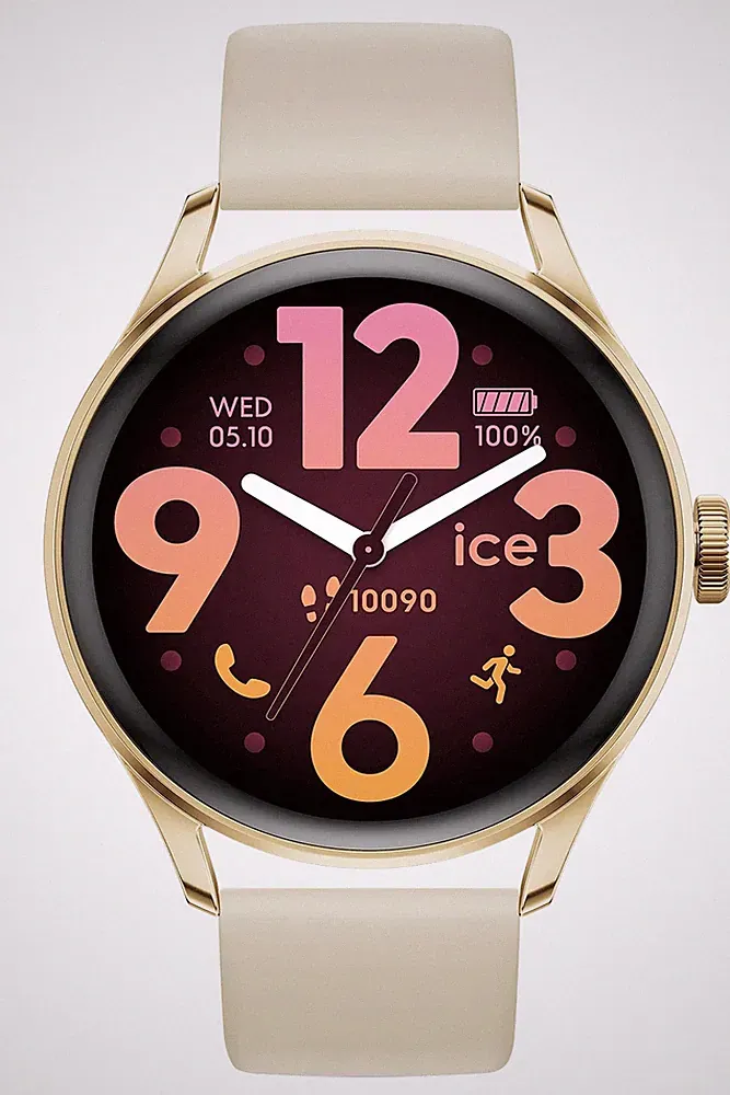 ICE-WATCH Smartwatch ICE Smart 3.0 Round Goldfarben/Beige 025115