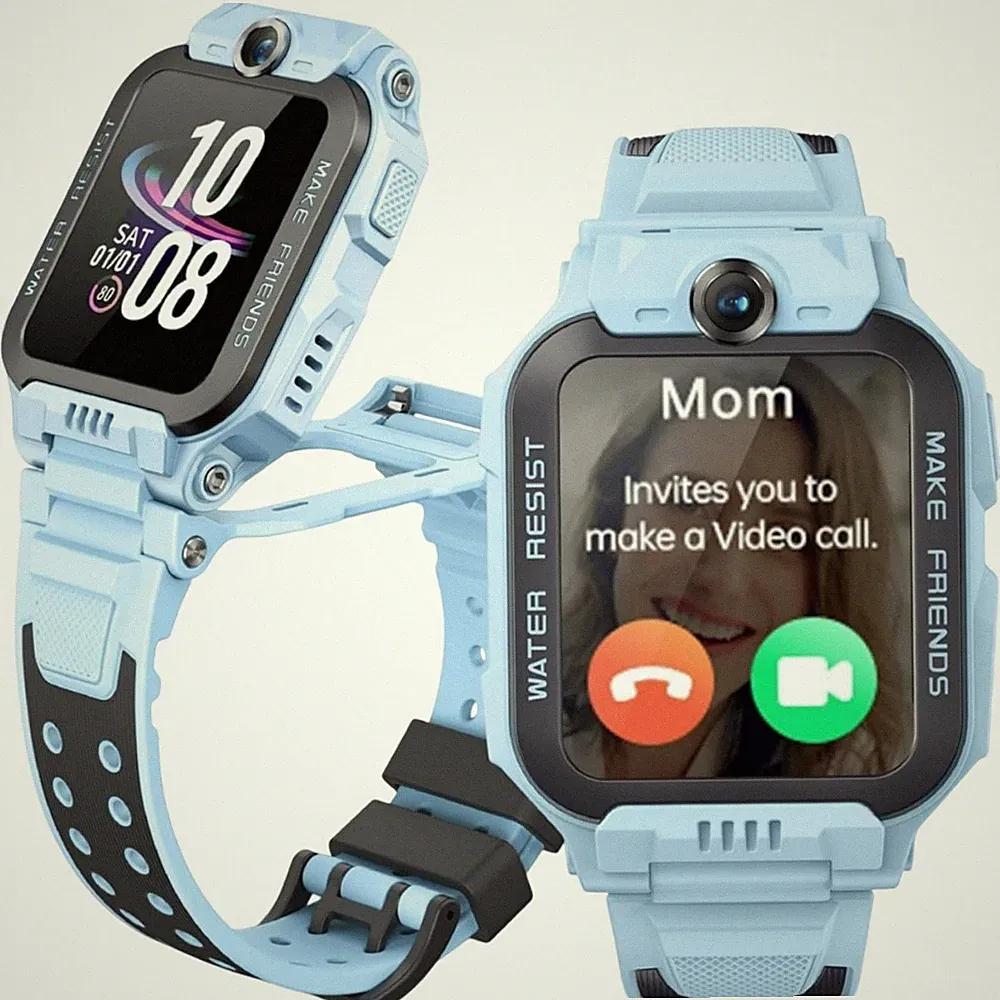 imoo Watch Phone Z7 Kinder-Smartwatch blau Schrittzähler 4G/LTE 1,3 Zoll WLAN