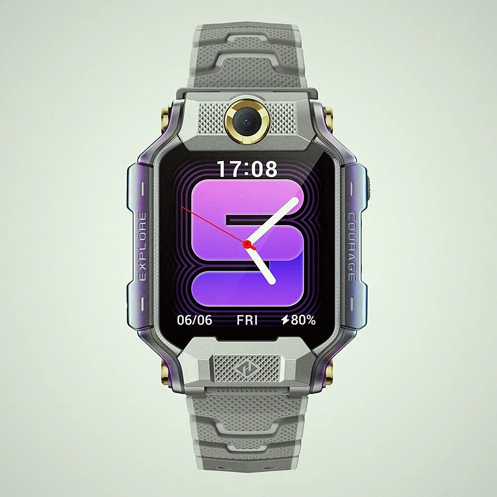 Silber Kinder-Smartwatch
