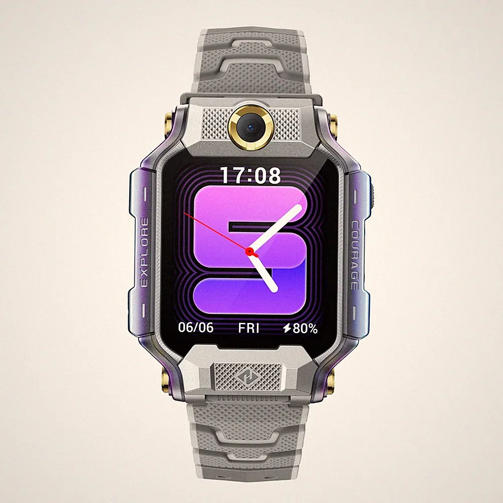 IMOO X10 Kinder Smartwatch Plastik TPU, 142-208 mm, Silber