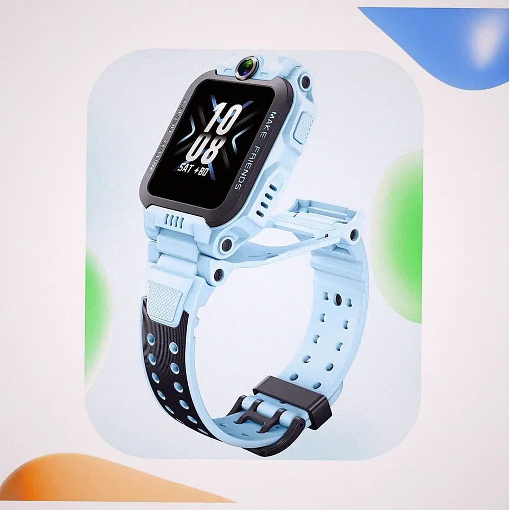 imoo Z7 Digital Smartwatch Rechteckig 4G Blau