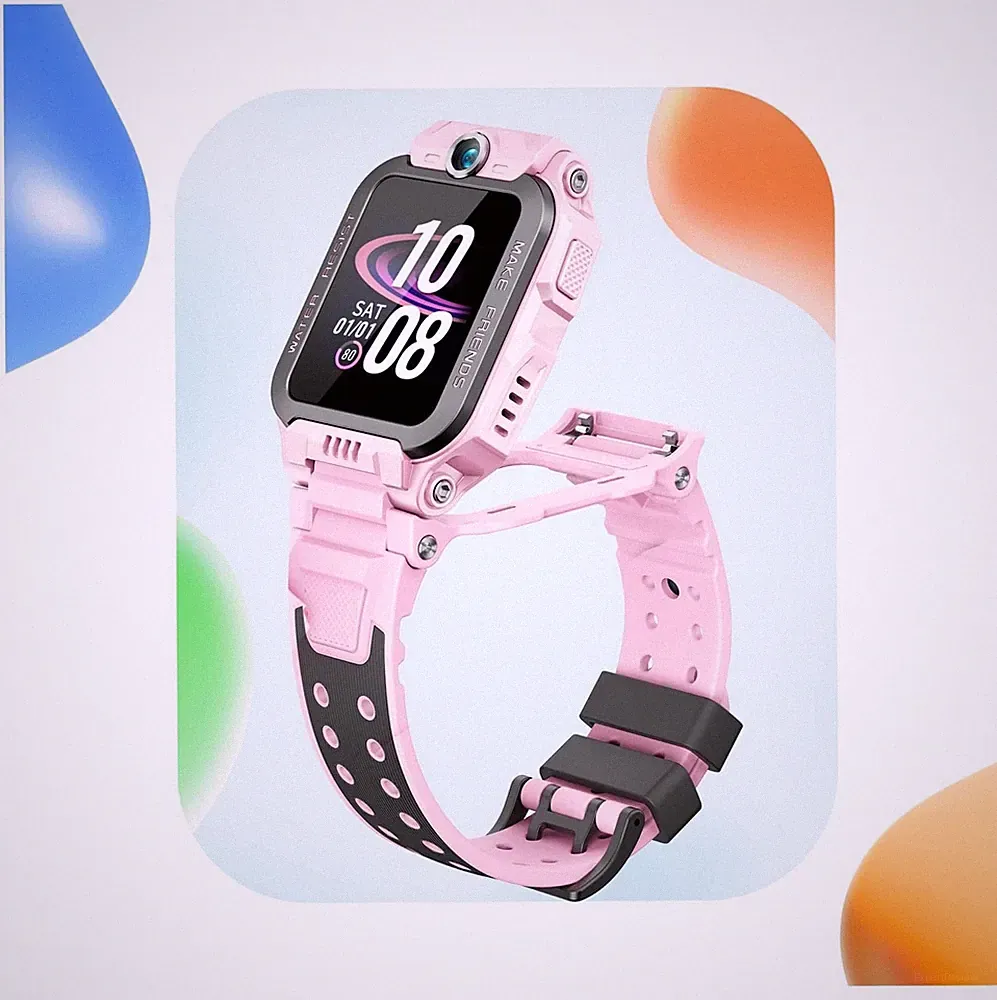 imoo Z7 Digital Smartwatch Rechteckig 4G Pink