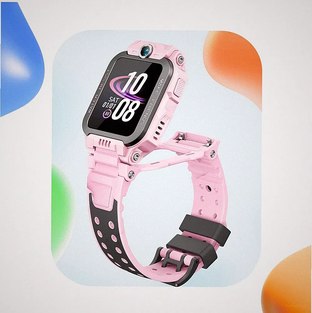 imoo Z7 Digital Smartwatch Rechteckig 4G Pink
