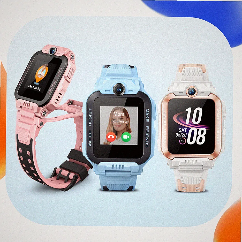 imoo Z7 Smartwatch Kinder, 4G Kinder Smartwatch mit GPS und Telefon mit HD-Video