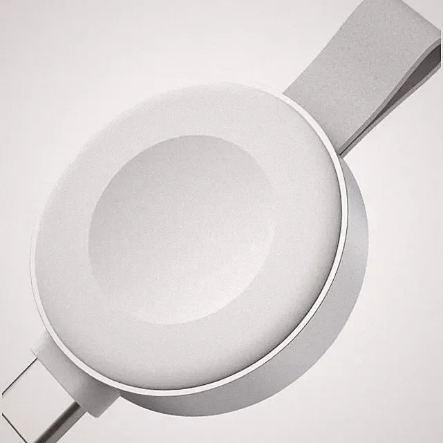 Induktives Ladegerät für Smart Watch 5W Fixed Kabelloses Ladegerät Weiß