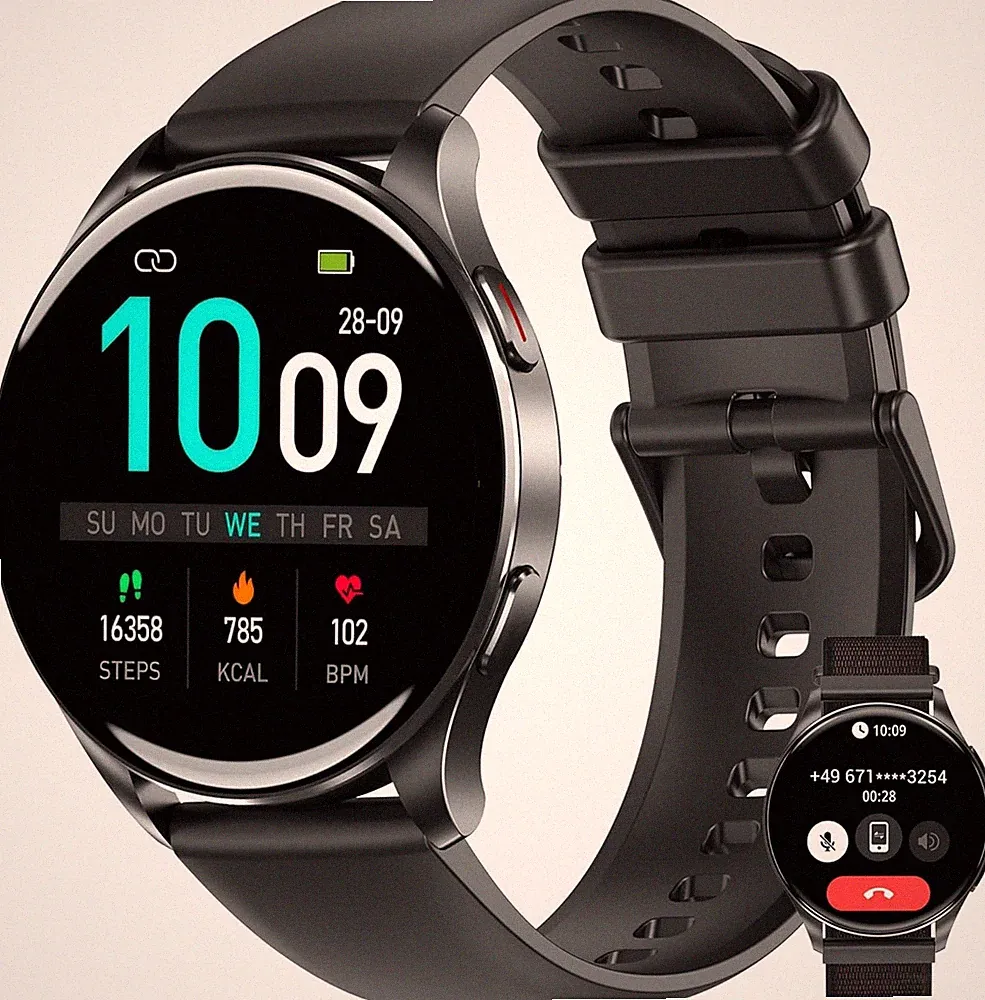 smartwatch damen wasserdicht rund