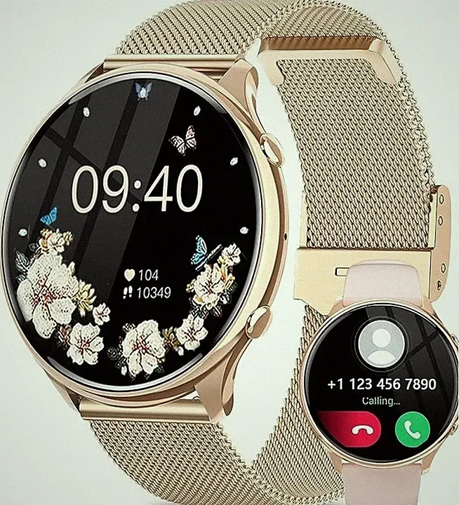 IP68-zertifizierte Damen-Smartwatch am Armband - Elegante, wasserdichte Uhr - Ge