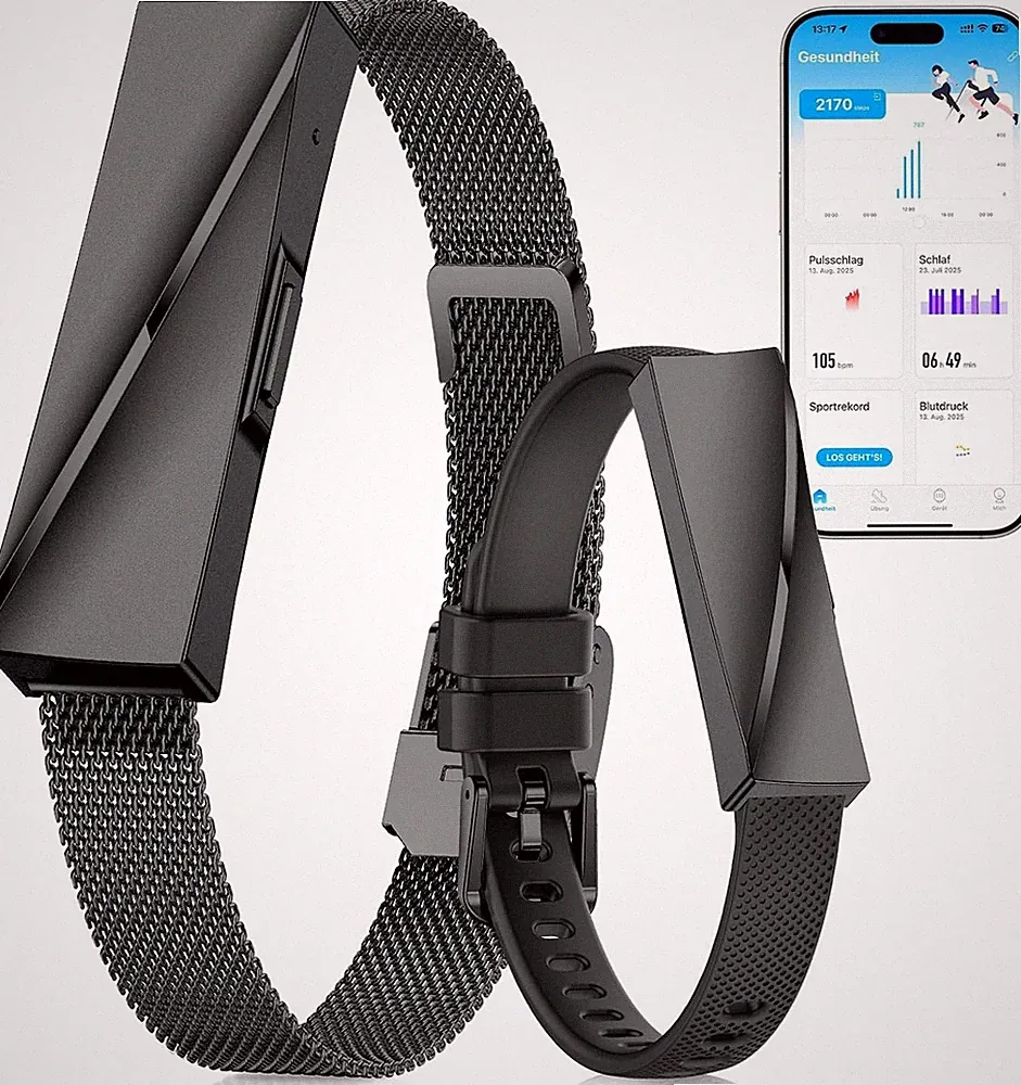 iSoTech Fitness Tracker ohne Display Damen Herren Smartwatch Aktivitätstracker
