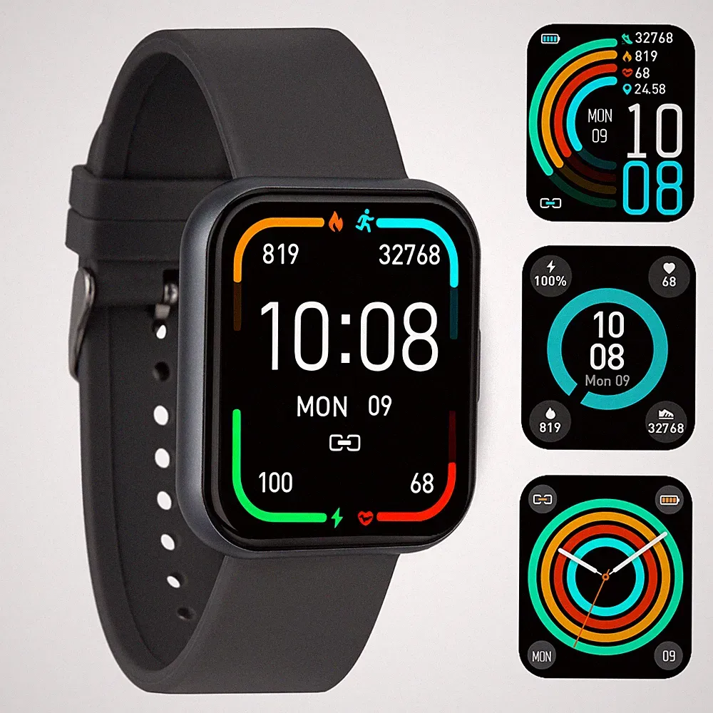 IVE2 | Elegante Unisex Smartwatch mit Top Features | XCOAST